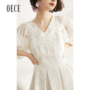 Oece2019春装新款 很仙的法国小众连衣裙女春秋复古裙山本超仙夏 *2件 590.4元