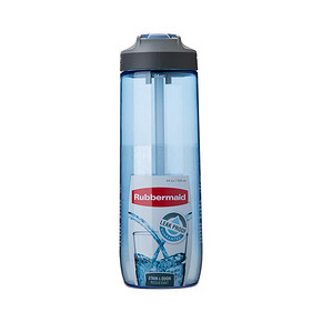 25日0点：RUBBERMAID 乐柏美 塑料吸管水杯 709ml *2件 58元包邮（合29元/件） ￥58