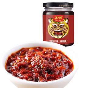 英潮 魔鬼特辣 辣椒酱 210g *2件 16.8元包邮（双重优惠） ￥17