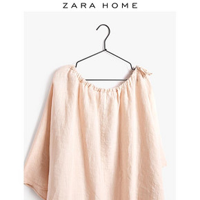 Zara Home 粉红色亚麻罩衫简约时尚宽松舒适均码女夏 49846579676 199元