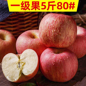 山东烟台红富士水果苹果新鲜一箱装应季吃的5斤批发包邮当季整箱 44.9元