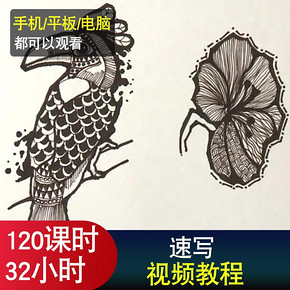 速写视频教程 2元