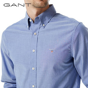 GANT/甘特春男士休闲长袖衬衫时尚气质商务棉衬衣3046402 498元