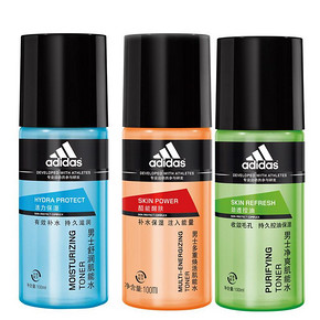 Adidas/阿迪达斯男士肌能水活力爽肤水100ml 限时特价39.9元包邮
