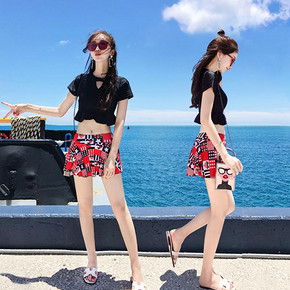 限尺码： 亦美珊 YMS188235 女士分体泳衣 19.9元包邮