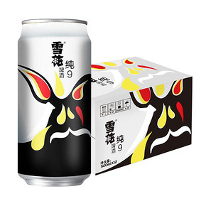 88VIP：雪花啤酒 纯9 9度啤酒 500ml*12听 *3件 82.55元包邮（双重优惠）