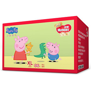 HUGGIES 好奇 铂金装成长裤 XL96片 *3件 410.15元（合136.72元/件）