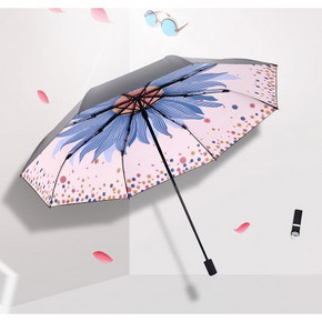 2日21点：天堂 插画手绘风 遮阳晴雨伞 44.5元包邮（前1小时） ￥45