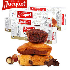 法国进口，JACQUET 雅乐可 迷你巧克力粒蛋糕150g*3盒 5折 ￥29.6