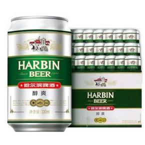 ￥29.92 哈尔滨啤酒 醇爽9度 330ml*24听