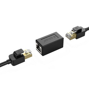 ￥14.9包邮 Orico 网线连接器对接头rj45双通头电脑延长网络直通水晶接口转换