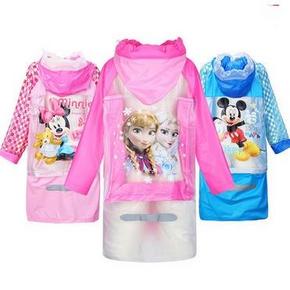 ￥17.9 10点！Disney/迪士尼 男女童加厚防水雨衣