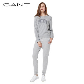 GANT/甘特秋季新品 女士时尚休闲纯色 抽绳长裤 407641 *3件 1281.6元（合427.2元