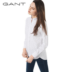 GANT/甘特春夏新品 女士时尚休闲印花长袖衬衫通勤女衬432758 *3件 1281.6元（合