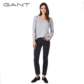 GANT/甘特秋冬女士时尚休闲直筒净色牛仔长裤4100013 *3件 1598.4元（合532.8元／