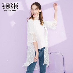 Teenie Weenie小熊女装中长款薄款风衣外套TTJJ83703B *3件 1246.08元（合415.36元／件