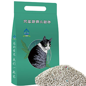 蒙爱它 膨润土猫砂 10kg 13.9元包邮 ￥14