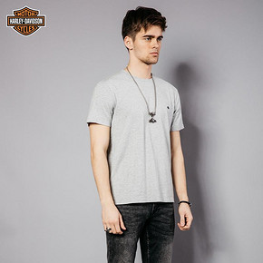 Harley-Davidson哈雷戴维森 男士刺绣logoT恤 *3件 357.6元（合119.2元/件）