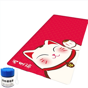 大河爱莎 800*300*2mm鼠标垫 + 导热银硅脂30g + 刮 5.1元包邮