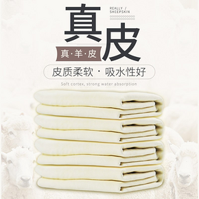 雷捷 麂皮巾袋装 2条装 5.1元