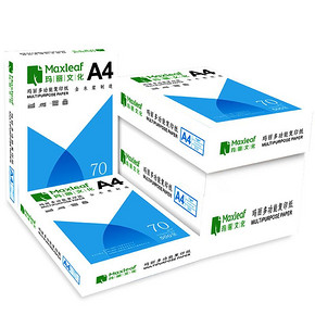 ￥15.9包邮 Maxleaf 玛丽 多功能复印纸 A4纸 70g*500张*1包