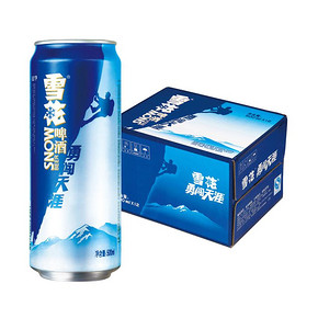 雪花啤酒勇闯天涯拉罐 500ml*12听整箱 听装 54元