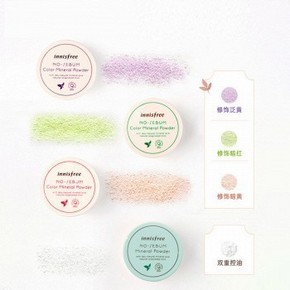 天猫 多色可选、88VIP：innisfree 悦诗风吟 控油矿物质散粉 5g*3件 75元包邮（需