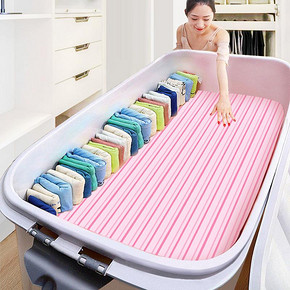 ￥14.95包邮 加厚特大号收纳箱塑料有盖衣服储物盒清仓箱子大号家用衣物整