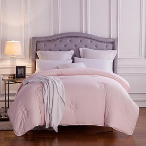 多喜爱家纺春夏被舒适轻粉恋曲春秋被 169元