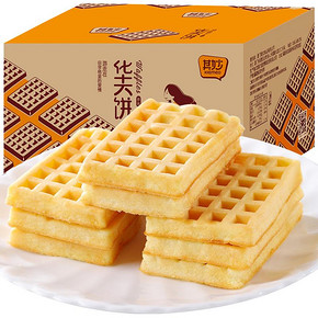 ￥8.4 10点 华夫饼整箱面包400g
