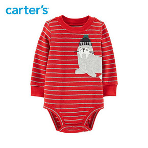 Carter's 婴儿长袖条纹哈衣 *4件 207元（合51.75元/件）