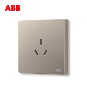 ABB开关插座面板 16A三孔空调插座 轩致系列 金色 AF206-PG *3件 70.8元（需用券