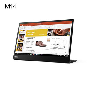 ￥1799包邮 新品发售：Lenovo 联想 ThinkVision M14 Type-C 一体式便携显示器