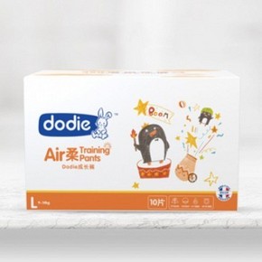 天猫 10点开始、第2件0元：Dodie Air 柔 婴儿拉拉裤 L码 10片装 *2件 29.9元包邮