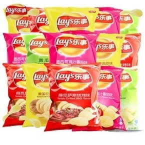 Lay's 乐事 薯片大礼包 15g*8包 *3件 14.85元（合4.95元/件） ￥15