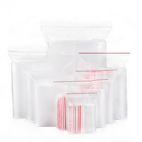 自封袋透明塑料袋可定制批发pe食品袋小号密封袋大号收纳包装袋 1元