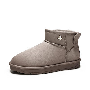 Camel 骆驼 女士加绒雪地靴 84.5元