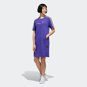 阿迪达斯官方 adidas neo W WZRY DRESS 女子裙子FS6132 199.5元