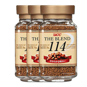 88VIP：UCC 悠诗诗 114速溶咖啡粉 90g*3瓶 *5件 243.78元（多重优惠）