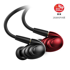 FiiO/飞傲 F9涟漪三单元圈铁入耳式耳机线控带麦HIFI发烧F9SE耳塞 299元