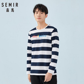 Semir 森马 19-029011217 男士套头T恤 *2件 69.9元包邮（合34.95元/件）