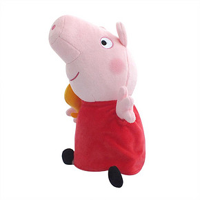 ￥111.6包邮 限时折扣 满99-10【直营】Peppa Pig小猪佩奇可爱精致趣味毛绒公仔