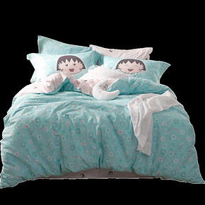 Dohia 多喜爱 丸子的小花园 纯棉四件套 1.2m床 184元