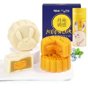 10点开始、88VIP：百草味 咸蛋黄月饼 礼盒装 240g 13.46元包邮（前2000件） ￥13