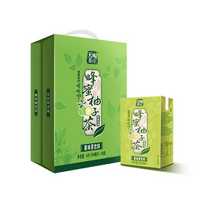 天喔茶庄 蜂蜜柚子茶250ml*16盒 果味茶饮料水饮量贩礼盒 21.9元