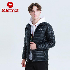 marmot 土拨鼠 V79400 户外拒水防风超轻透气轻薄男士羽绒服 699元