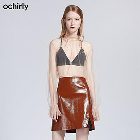 欧时力（ochirly） 1GY4012930 女款透视网纱衬衫 *3件 229.9元（合76.63元/件）