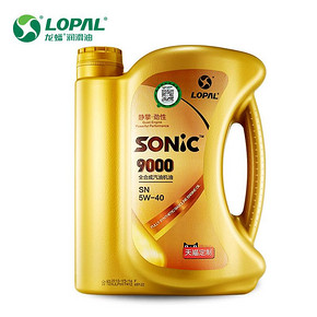 LOPAL 龙蟠 SONIC9000 SN 5W-40 全合成机油 4L 59.5元