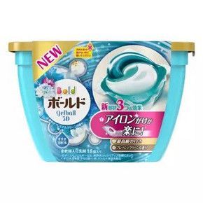 宝洁 Bold 洗衣球洗衣凝珠 蓝色百合香 18颗 *4件 59.8元包邮（合14.85元/件） ￥