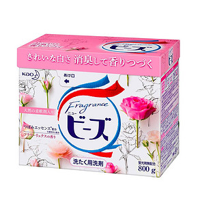 10点开始：KAO 花王 玫瑰花香洗衣粉 含柔顺剂 800g *11件 129.5元包邮（合11.77元